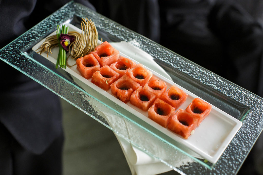watermelon hors doeuvres summer main event caterers washington dc
