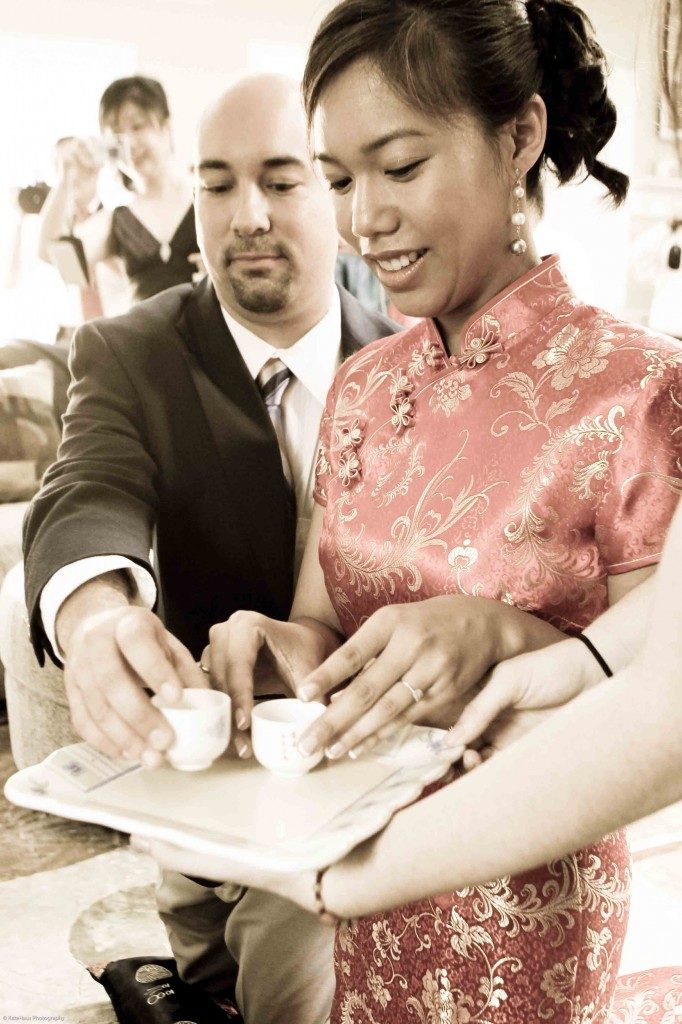 Chinese tea ceremony at-home wedding Potomac